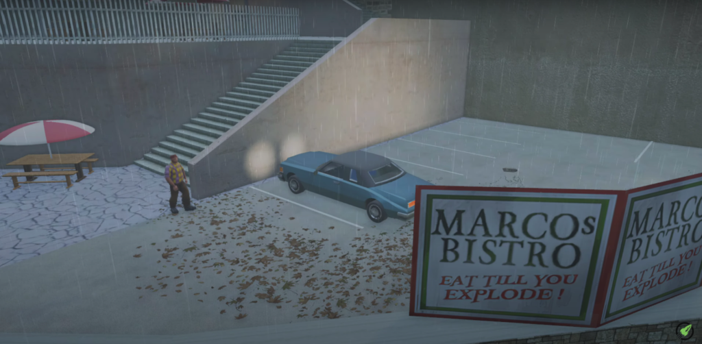 Mike Lips Eats Until He Explodes in Car at Marco's Bistro