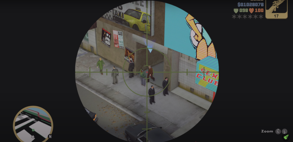 Killing Salvatore Leone with Sniper Rifle on Rooftop 