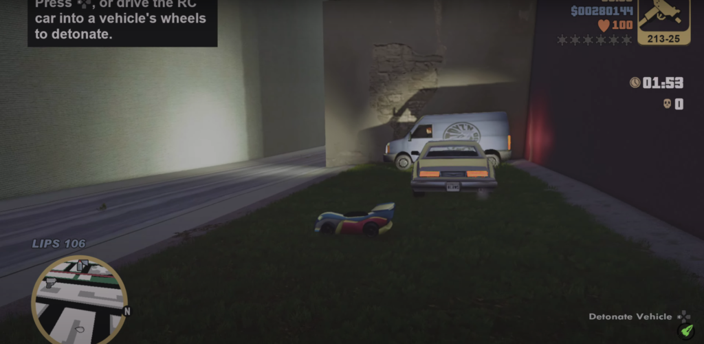 Toyz RC Car in Mafia Massacre