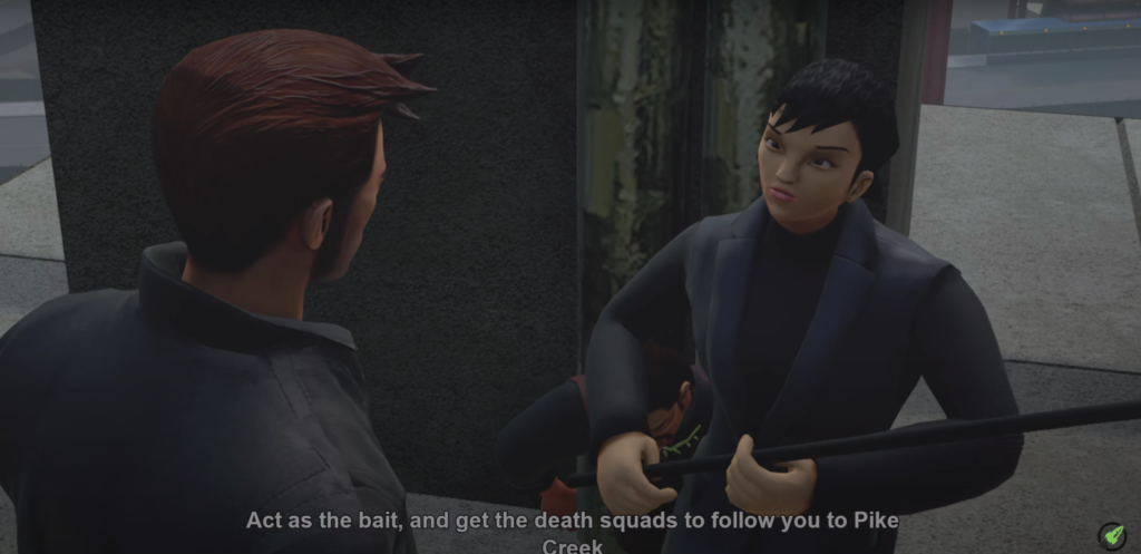 Bait Cutscene Asuka Kasen Whipping Miguel