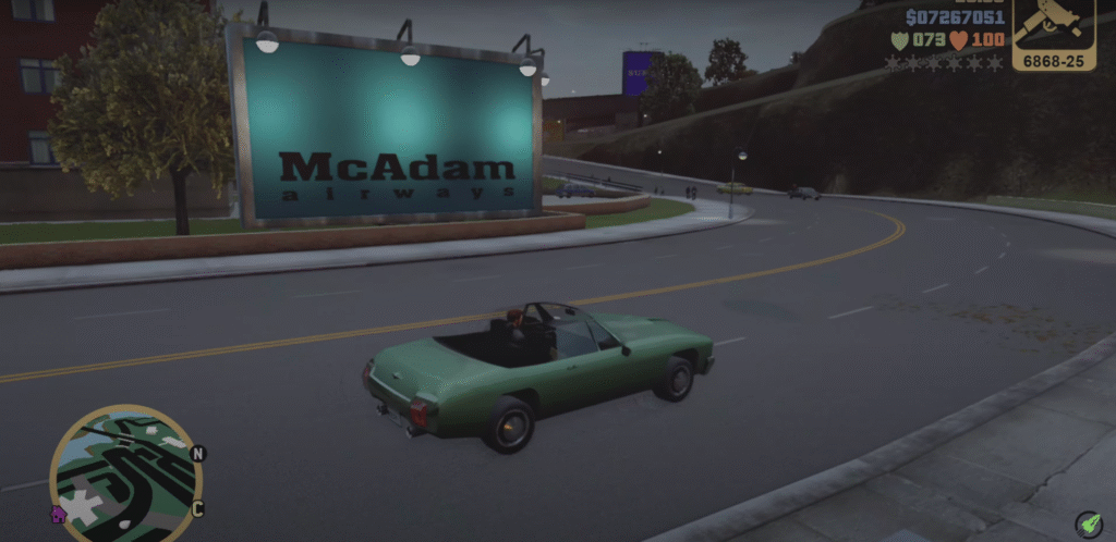 Stallion Convertible GTA 3