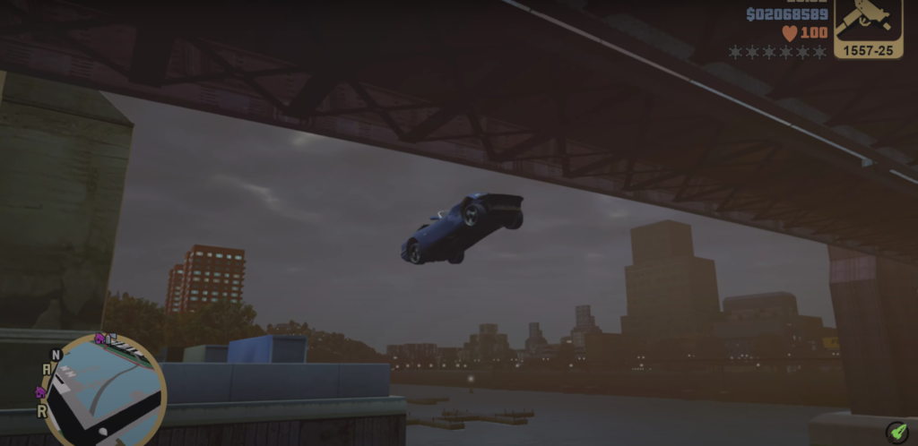 Docks Unique Stunt Jump Near Asuka Kasen's Condominium