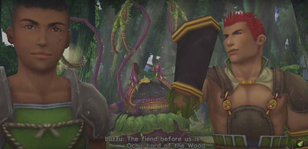 Ochu Lord of the Wood in Background