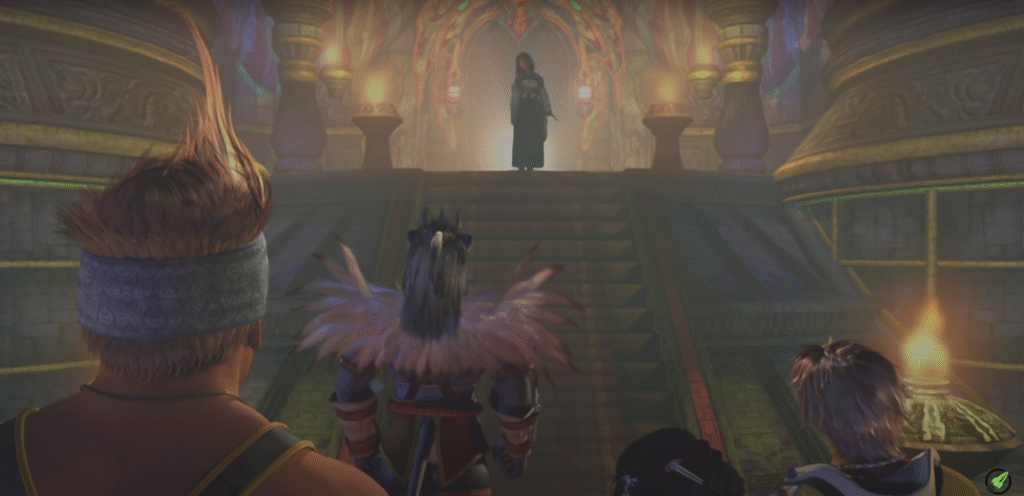 Yuna After the Besaid Chamber Of Fayth