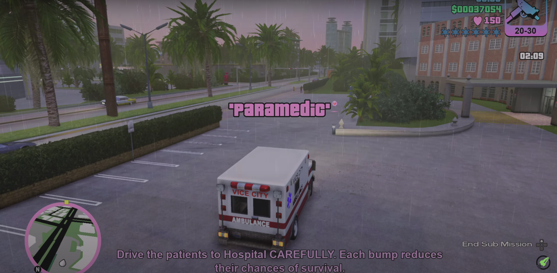 GTA Vice City Ocean View Hospital Paramedic