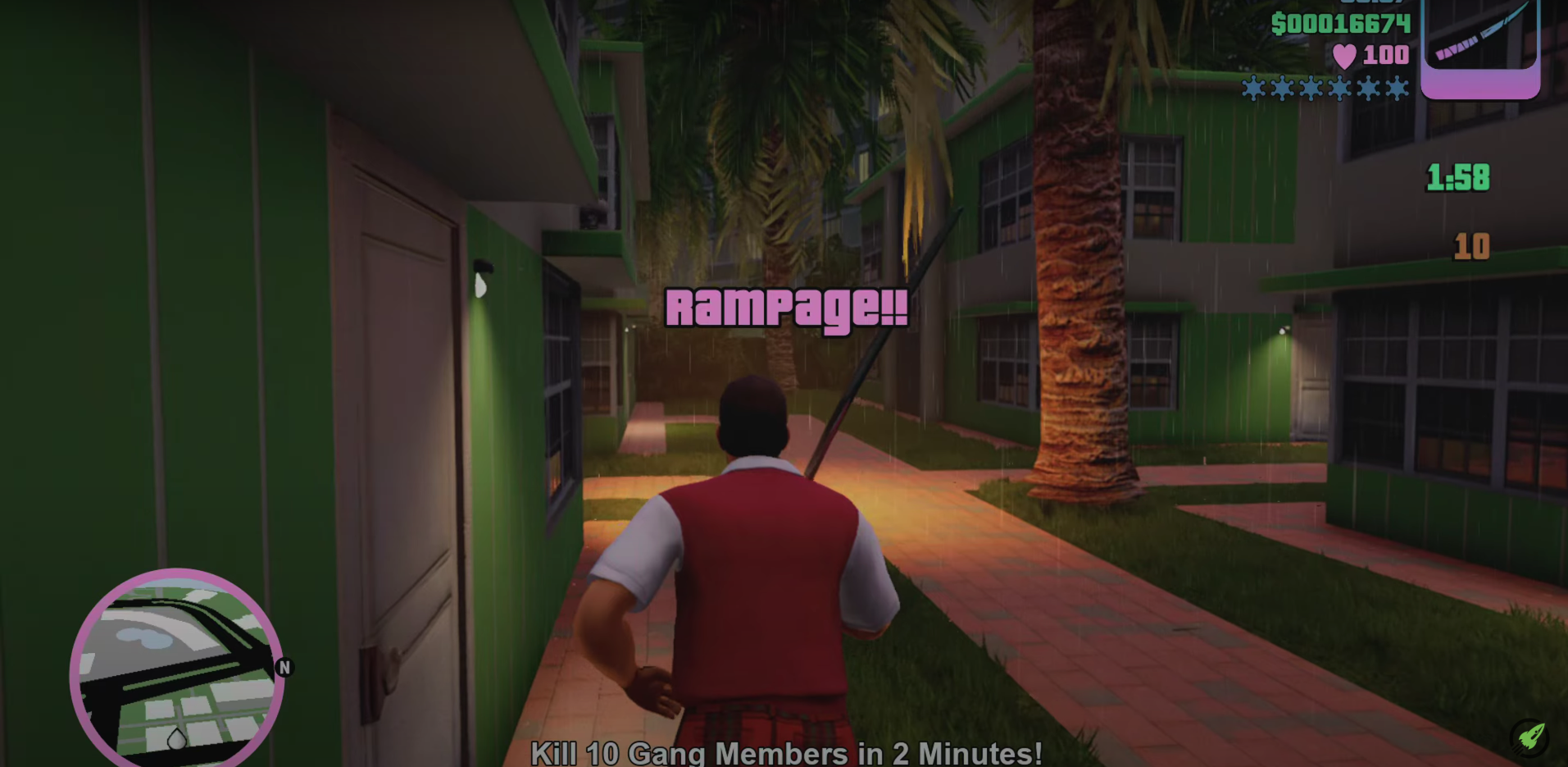 GTA Vice City Gang Members Katana Rampage