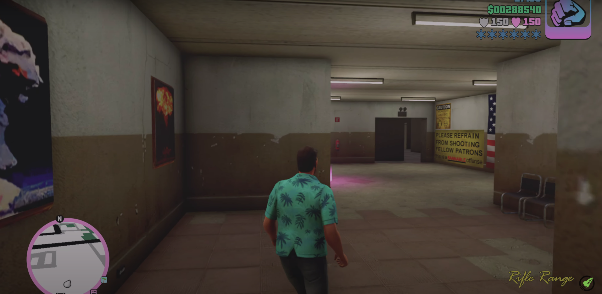 GTA Vice City Downtown Ammu-Nation Rifle Range