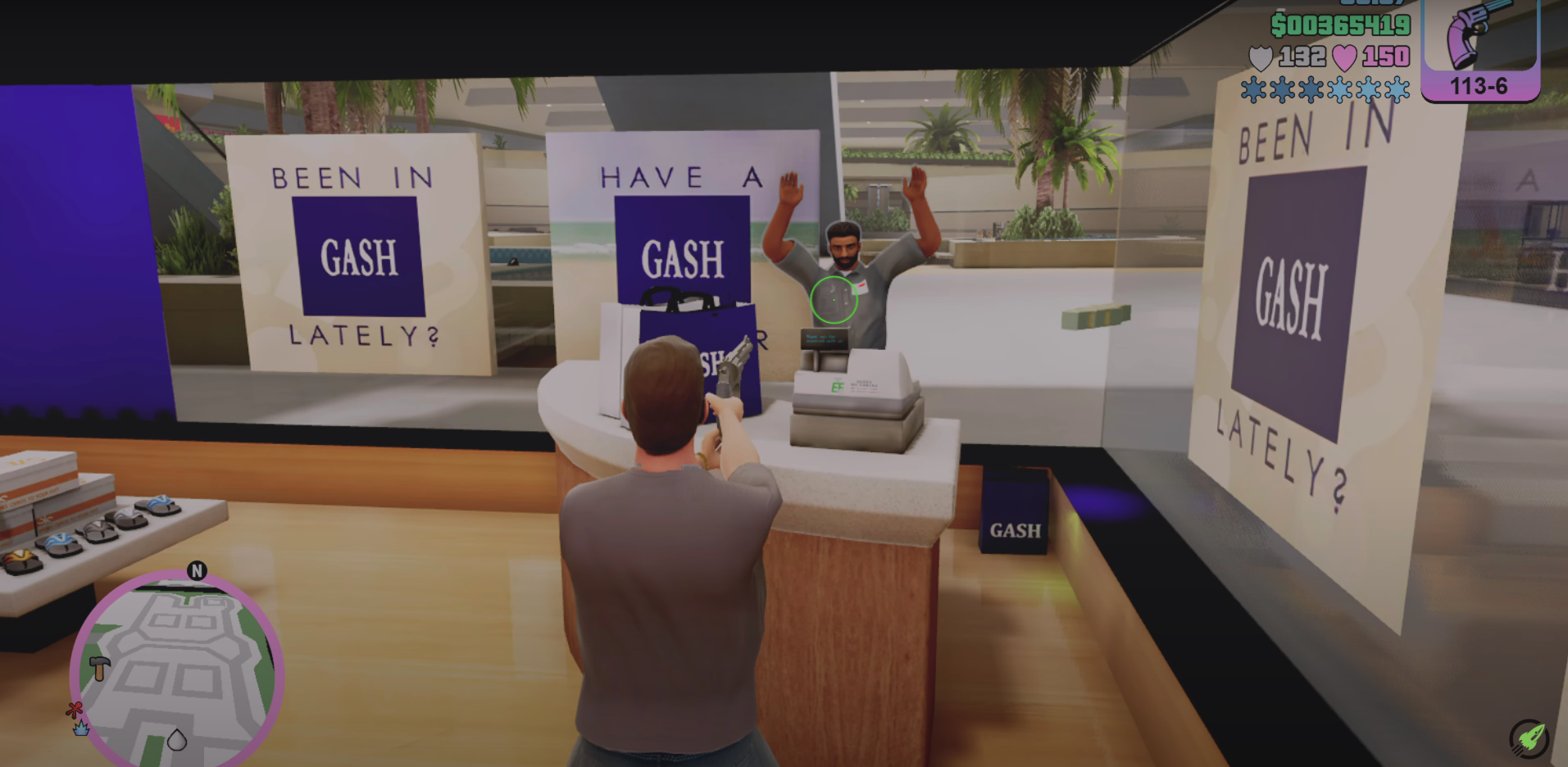 GTA Vice City Gash Store Robbery