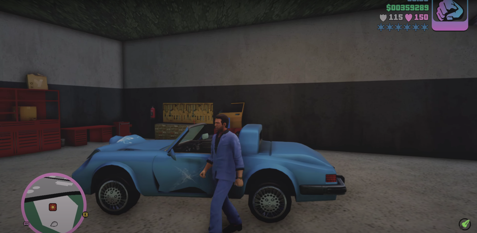 GTA Vice City Sunshine Autos Import Garage Comet